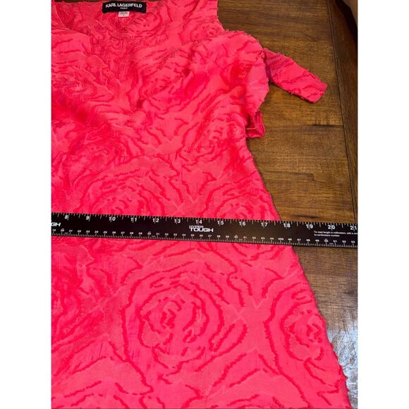 Karl Lagerfeld Paris Sleeveless A Line Dress - Picture 7 of 8